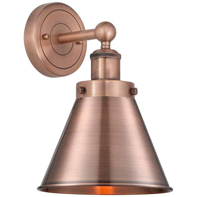 Image 1 Appalachian 2 inch High Antique Copper Sconce With Antique Copper Shade