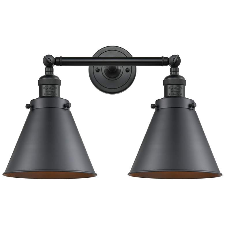 Image 1 Appalachian 2 Light 18" LED Bath Light - Matte Black - Matte Black Sha