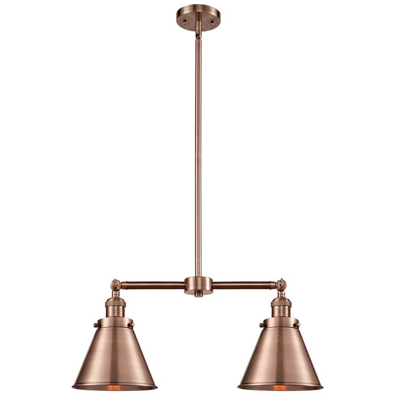 Image 1 Appalachian 23" 2-Light Antique Copper Island Light