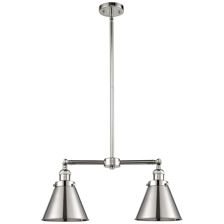 Image 1 Appalachian 23 inch 2-Light Polished Nickel Island Light