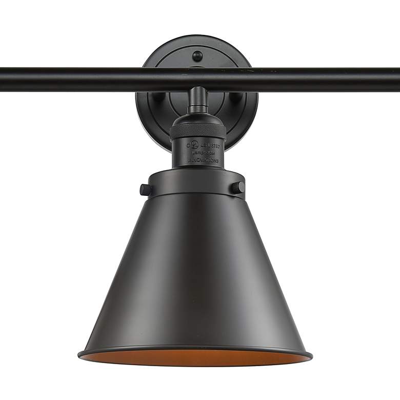 Image 2 Appalachian 32" Wide Oil-Rubbed Bronze 3-Light Bath Light more views