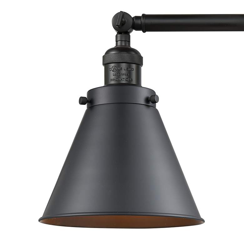 Image 2 Appalachian 32"W 3 Light Matte Black Bath Vanity Light w/ Matte Black more views