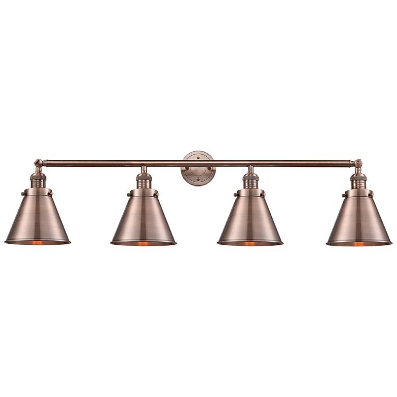 Image 1 Appalachian 43.75" Wide 4 Light Copper Bath Vanity Light w/ Copper Sha