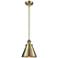 Appalachian 8" Antique Brass Stem Hung Mini Pendant