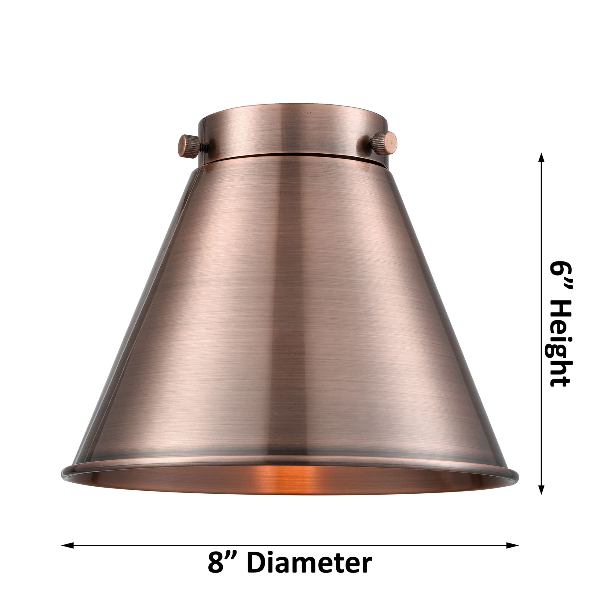 Image 4 Appalachian 8" Antique Copper Sconce more views