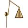 Appalachian 8" Brushed Brass LED Double Swing Arm With Brushed Brass S