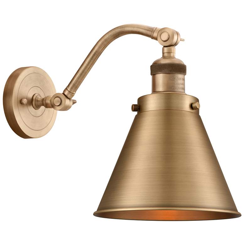 Image 1 Appalachian 8" Brushed Brass Sconce