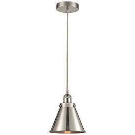 Image1 of Appalachian 8" Brushed Satin Nickel Mini Pendant