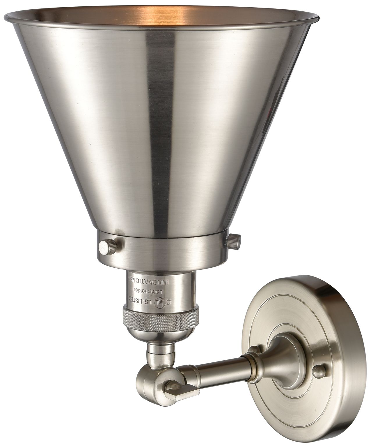 Image 2 Appalachian 8" Brushed Satin Nickel Sconce more views