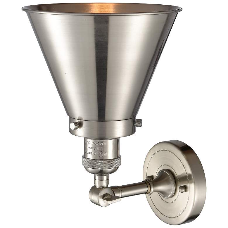 Image 2 Appalachian 8" Brushed Satin Nickel Sconce more views