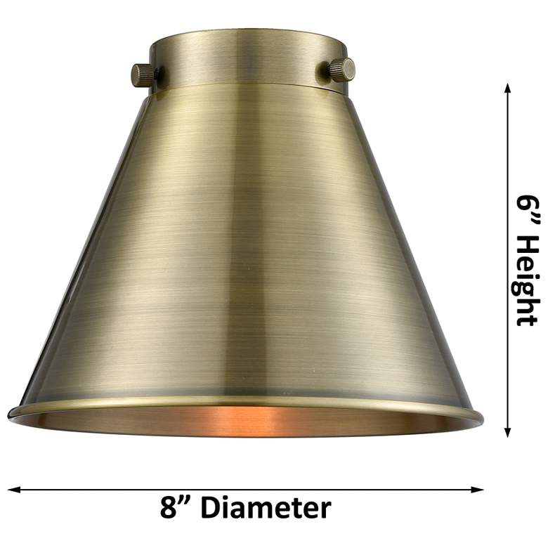 Image 5 Appalachian 8" Brushed Satin Nickel Sconce more views