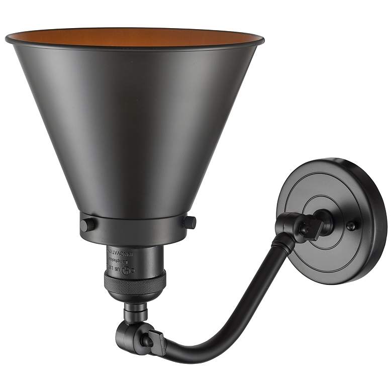 Image 2 Appalachian 8" LED Sconce - Bronze Finish - Bronze Shade more views