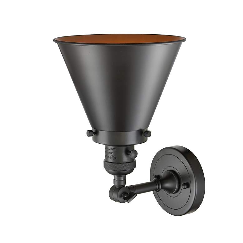 Image 3 Appalachian 8" LED Sconce - Bronze Finish - Bronze Shade more views
