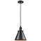 Appalachian 8" Oil Rubbed Bronze Cord Hung Mini Pendant