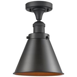 Appalachian 8" Oil Rubbed Bronze Semi Flush Mount