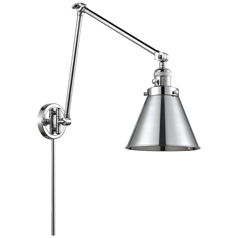Image 1 Appalachian 8" Polished Chrome Double Extension Swing Arm