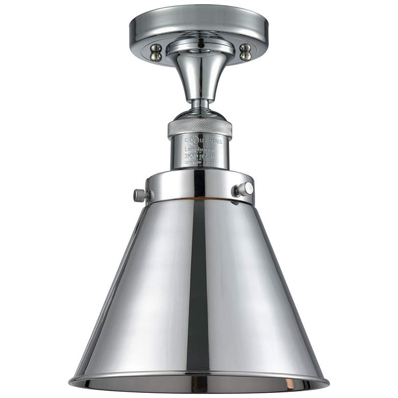 Image 1 Appalachian 8" Polished Chrome Semi Flush Mount