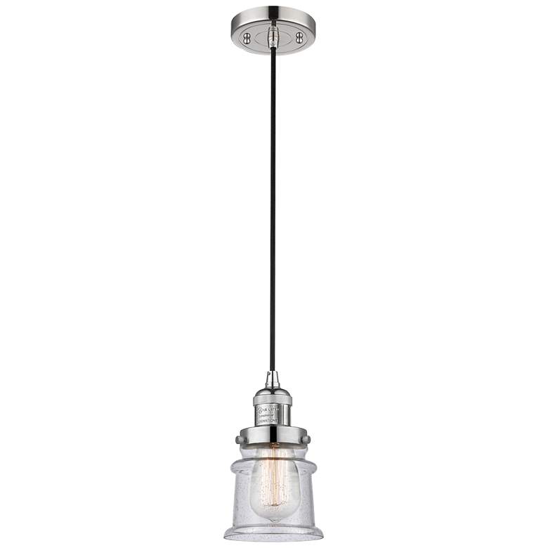Image 1 Appalachian 8" Polished Nickel LED Swing Arm With Polished Nickel Shad
