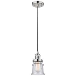 Appalachian 8" Polished Nickel LED Swing Arm With Polished Nickel Shad