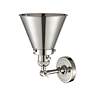2_Appalachian 8" Polished Nickel Sconce w/ Polished Nickel Shade more views