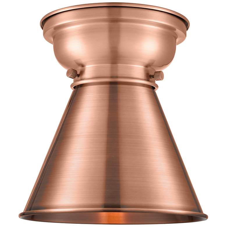 Image 1 Appalachian 8" Wide Antique Copper Ceiling Light