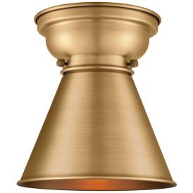 Appalachian 8" Wide Brushed Brass Ceiling Light Appalachian 8" Wide Brushed Brass Ceiling Light