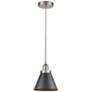 1_Appalachian 8" Wide Brushed Satin Nickel Mini Pendant