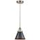 Appalachian 8" Wide Brushed Satin Nickel Mini Pendant