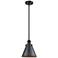 Appalachian 8" Wide Matte Black LED Mini Pendant