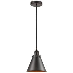 Appalachian 8" Wide Oil-Rubbed Bronze Mini Pendant