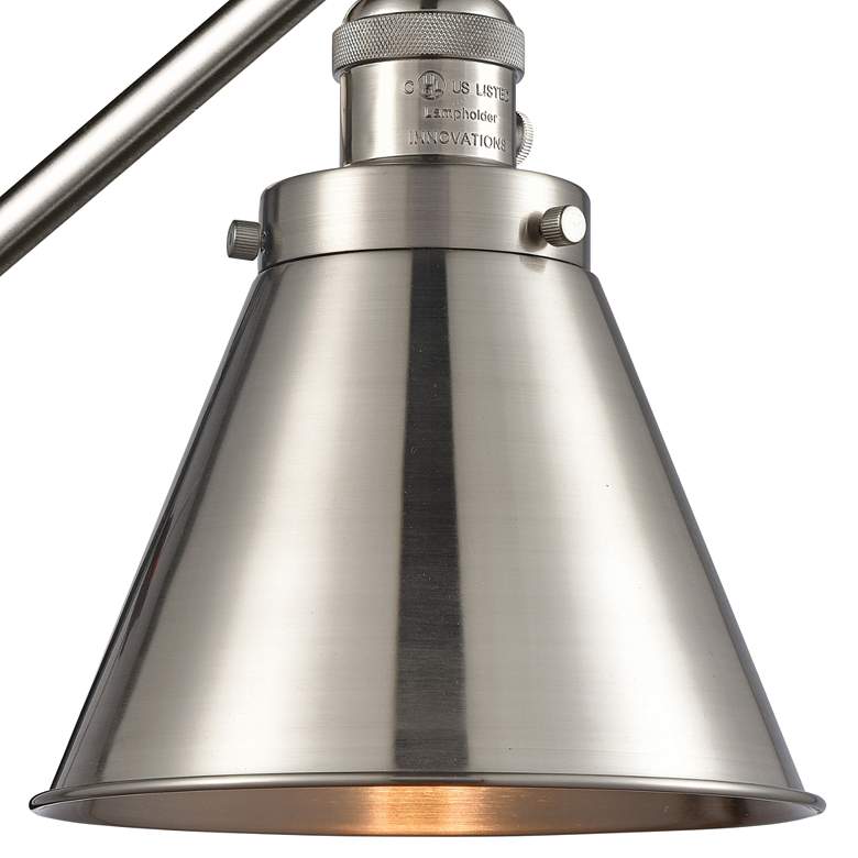 Image 2 Appalachian Brushed Satin Nickel Swing Arm Wall Lamp more views