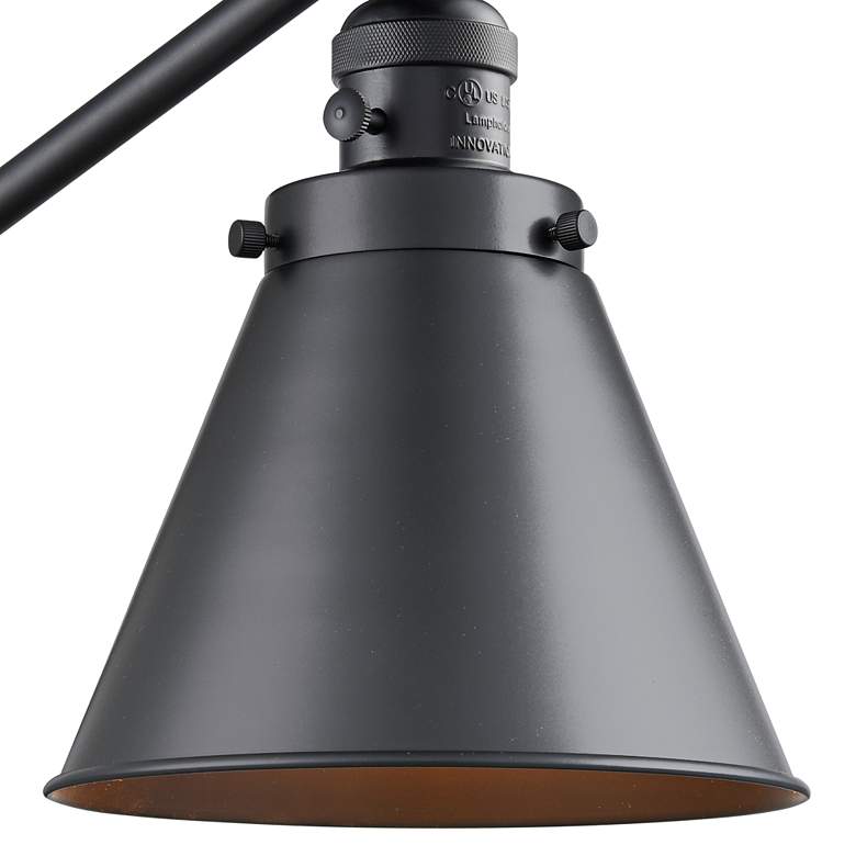 Image 2 Appalachian Matte Black Swing Arm Wall Lamp more views