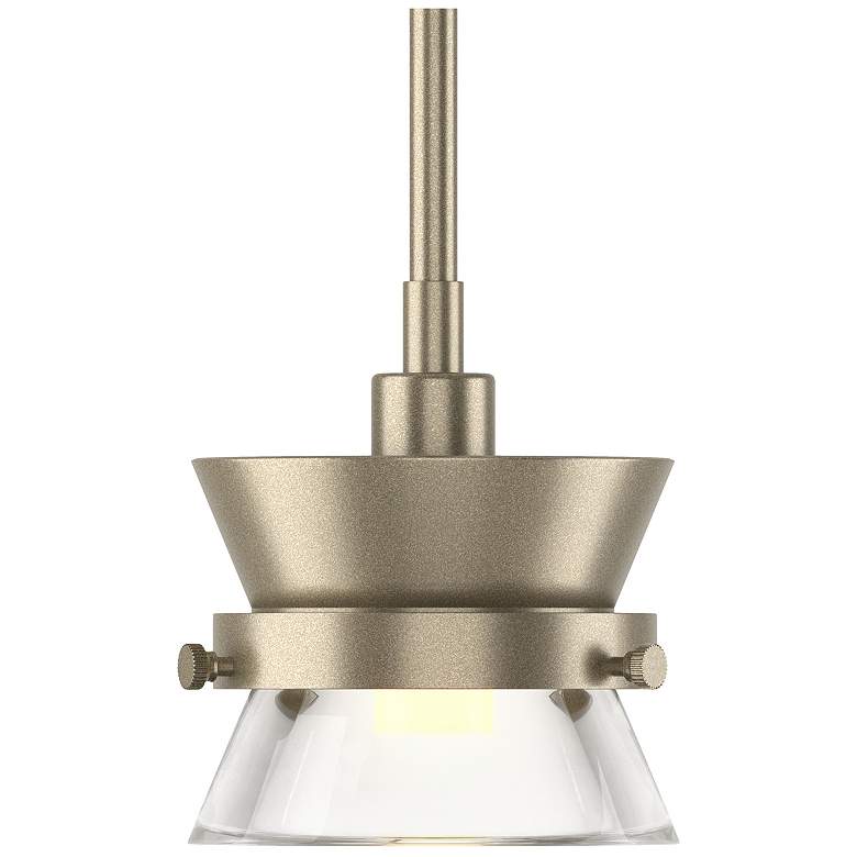 Image 1 Apparatus Mini Pendant - Soft Gold Finish - Clear Glass