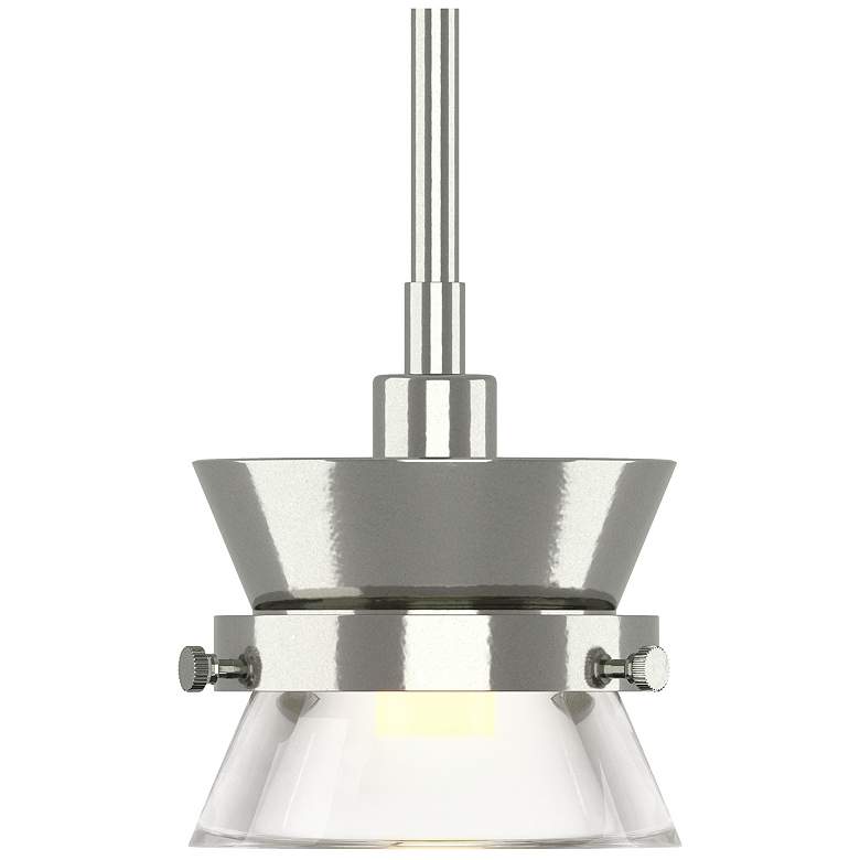 Image 1 Apparatus Mini Pendant - Sterling Finish - Clear Glass