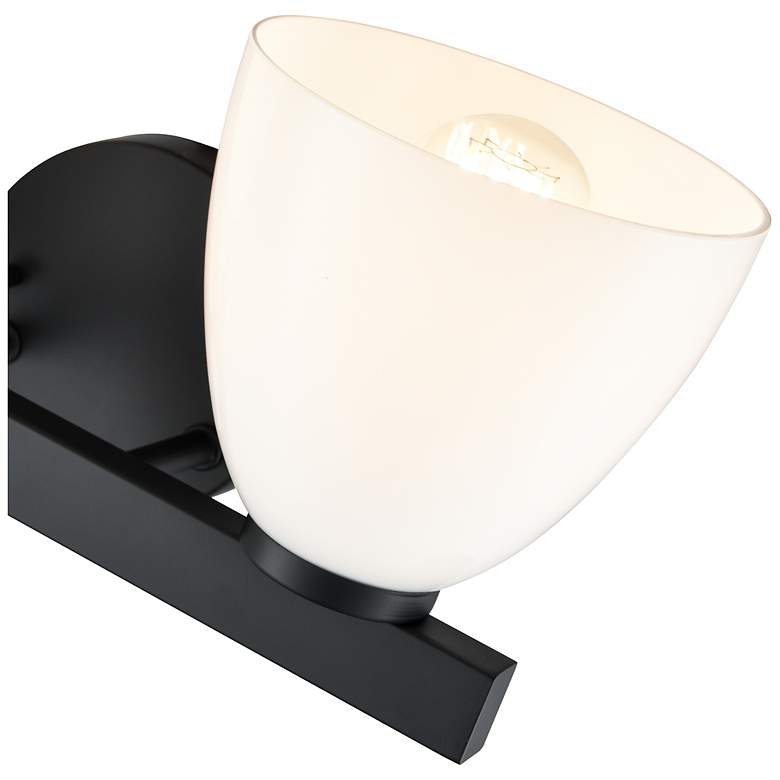 Image 6 Apria 15.75" Wide 2-Light Vanity in Matte Black more views