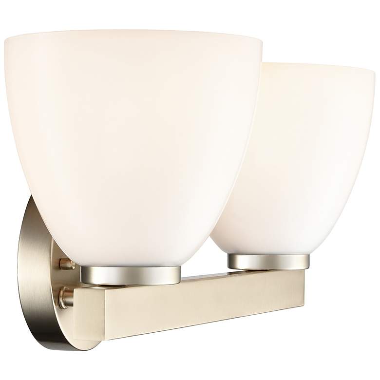 Image 4 Apria 15.75" Wide 2-Light Vanity in Modern Gold more views