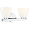 Apria 15.75" Wide 2-Light Vanity in Polished Chrome