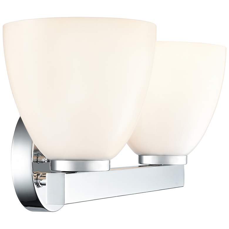 Image 4 Apria 15.75" Wide 2-Light Vanity in Polished Chrome more views