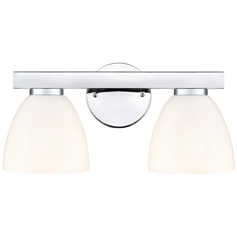Image 5 Apria 15.75" Wide 2-Light Vanity in Polished Chrome more views