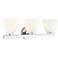 Apria 24" Wide 3-Light Vanity in Polished Chrome