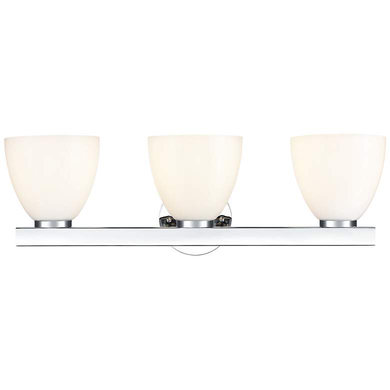 Image 3 Apria 24" Wide 3-Light Vanity in Polished Chrome more views