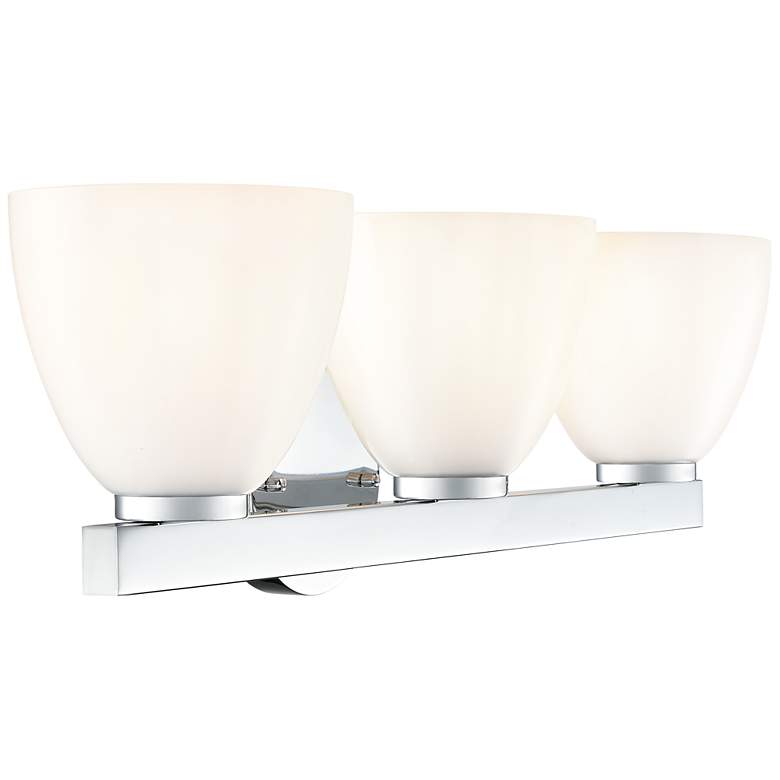 Image 4 Apria 24" Wide 3-Light Vanity in Polished Chrome more views