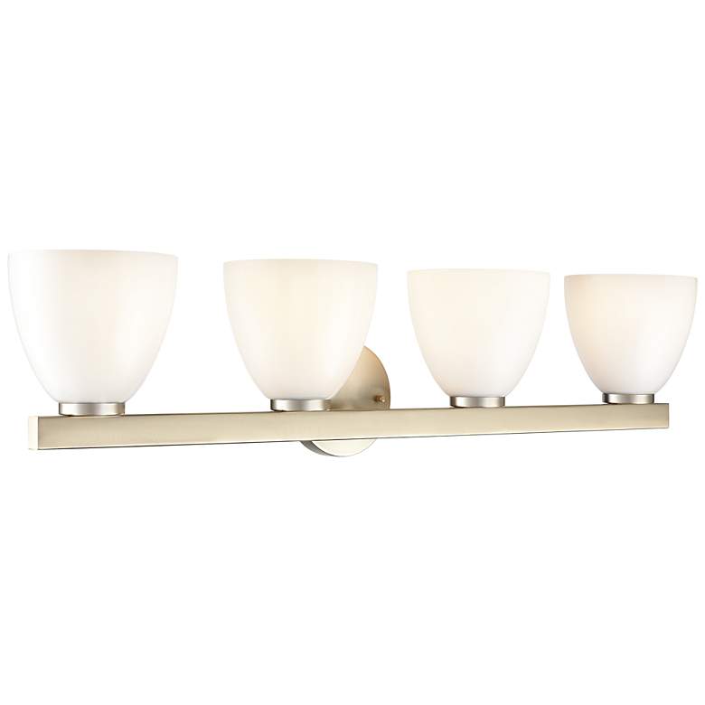 Image 2 Apria 33" Wide 4-Light Vanity in Modern Gold more views