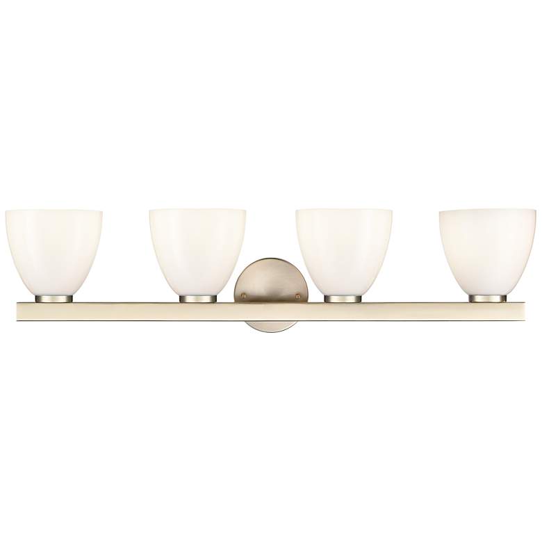 Image 3 Apria 33" Wide 4-Light Vanity in Modern Gold more views