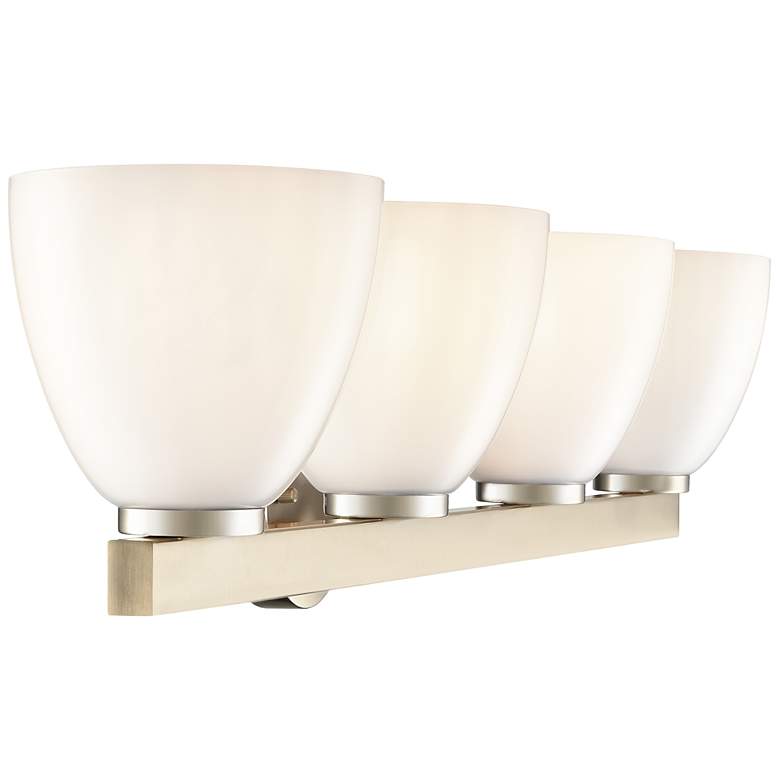 Image 4 Apria 33" Wide 4-Light Vanity in Modern Gold more views