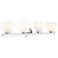 Apria 33" Wide 4-Light Vanity in Polished Chrome