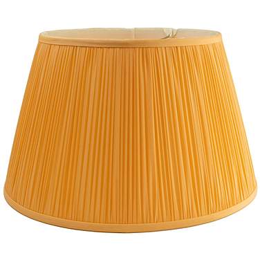 Apricot Softback Shirred Pleated Silk Lamp Shade 11x16x10 (Spider)