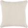 April Ivory 22" Square Decorative Pillow