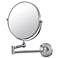 Aptations Chrome Pivot Arm Vanity Wall Mirror