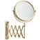Aptations Extension Arm Brushed Brass Makeup Mirror
